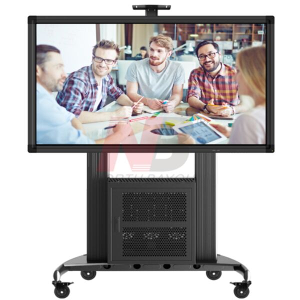 NorthBayou Aluminum Mobile Workstation TV Cart AVG1800-100-1P – Heavy-Duty Solution for Large Displays