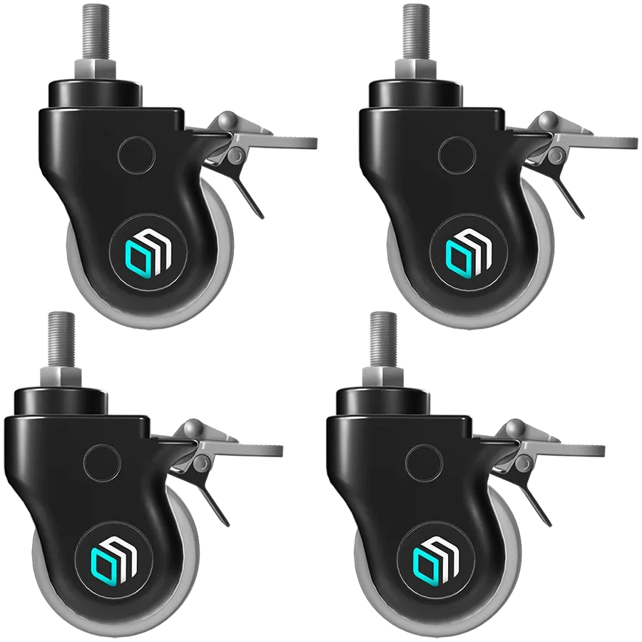 Prestigio Oversized wheel set ONKRON AWL-75B, black - AWL-75B