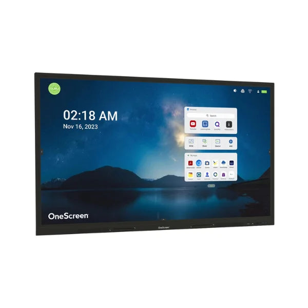 OneScreen TL7 65" 4K Interactive Flat Panel for Education & Corporate