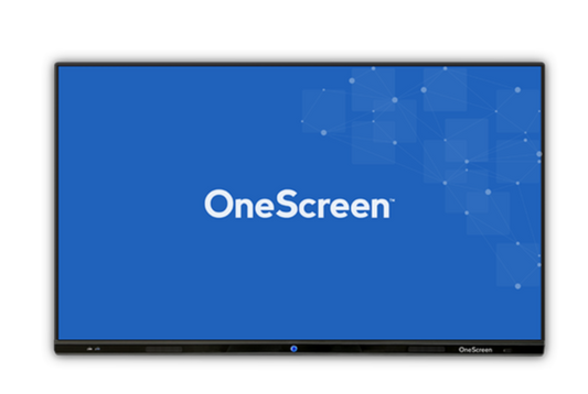 This image is of OneScreen Solutions - T6 86" 4K UHD Interactive Touchscreen Display