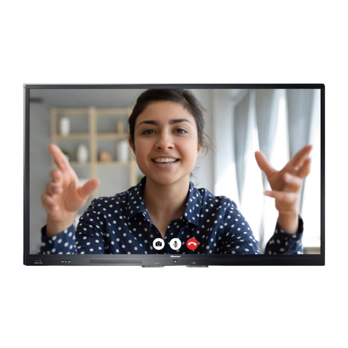 HiSense 75WR6BE 75”4K UHD Interactive Touchscreen Advanced Interactive Display (with optional plug-in camera)