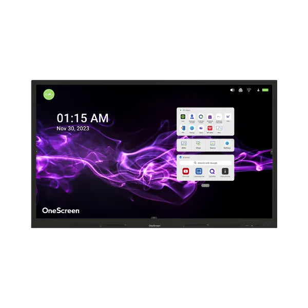 OneScreen TL7 105" 5K Interactive Flat Panel – Ultra-Wide Touchscreen Display