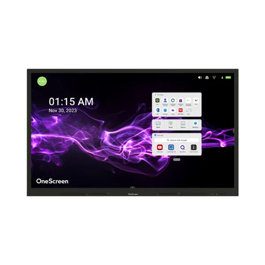 OneScreen TL7 105" 5K Interactive Flat Panel – Ultra-Wide Touchscreen Display