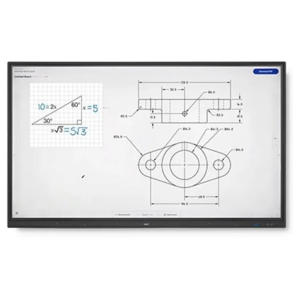 NEC MultiSync CB651Q-2 65” 4K UHD Interactive Display – Smart Collaboration