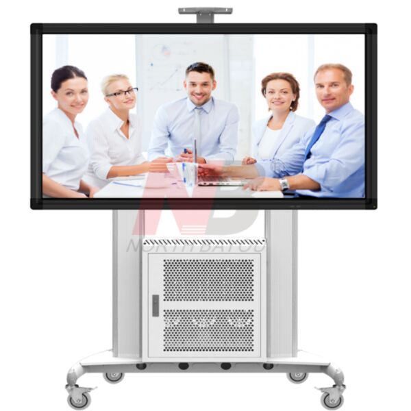 NorthBayou Aluminum Mobile Workstation TV Cart AVG1800-100-1P – Heavy-Duty Solution for Large Displays