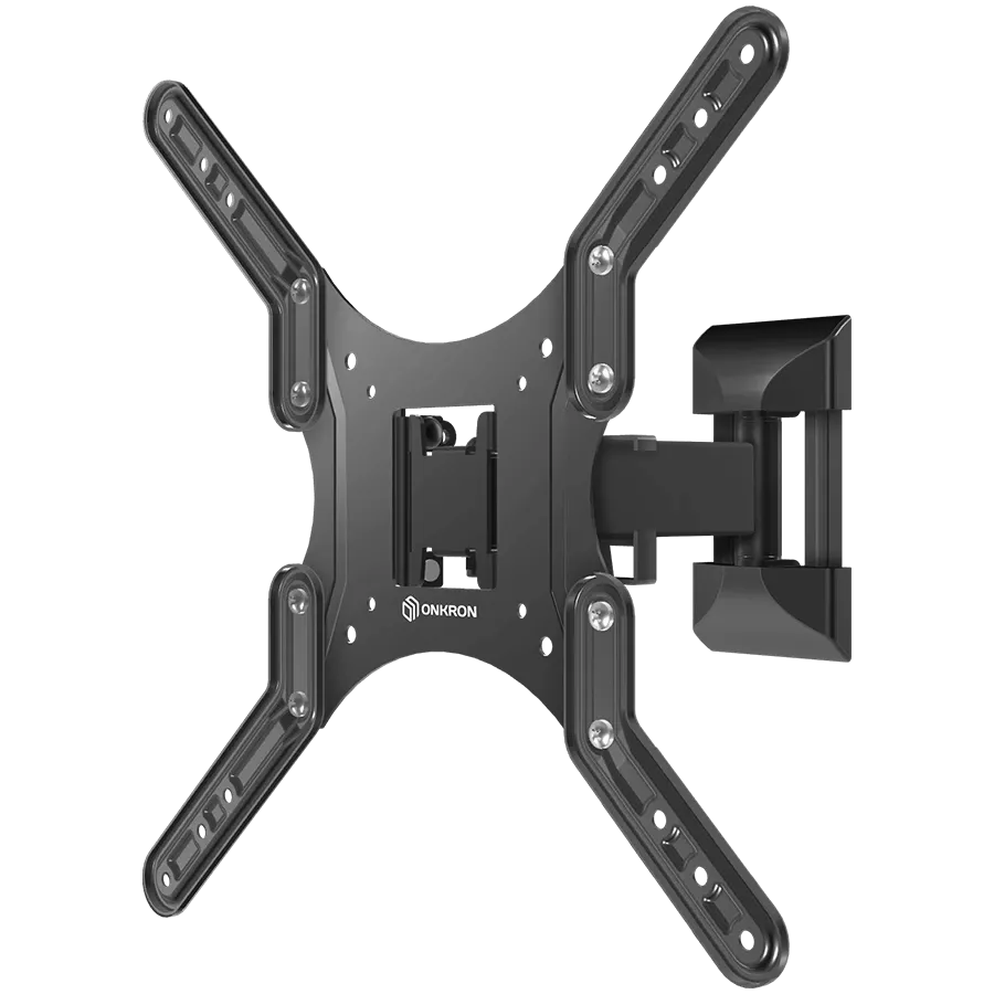 Prestigio ONKRON Full Motion TV Wall Mount for 26 to 65-inch Flat Panel TVs Digital Panels 35 kg Black - M2-B