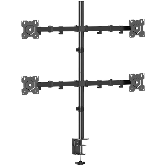 Prestigio ONKRON Quad Monitor Stand for 13 to 34-Inch LCD LED OLED Screens up to 8 kg Black - D421E-B