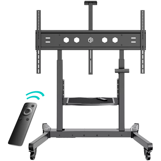 ONKRON Motorized TV Lift w/ Remote Mobile TV Stand for 50-100" TVs - TS1991 ELIFT-B