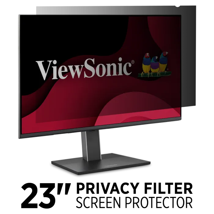 ViewSonic 23 Inch Privacy Filter Screen Protector for Widescreen 16:9 Monitors with Anti-Glare and Anti-Scratch - VSPF2300