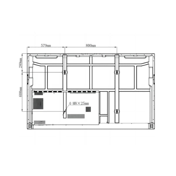OneScreen TL7 86" 4K Interactive Flat Panel For Education & Corporate - Premium Large-Format Touchscreen Display