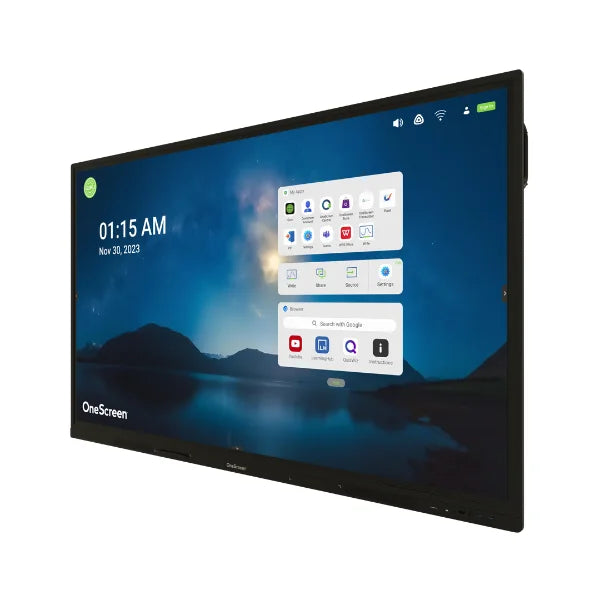 OneScreen TL7 75" 4K Interactive Flat Panel for Education & Corporate