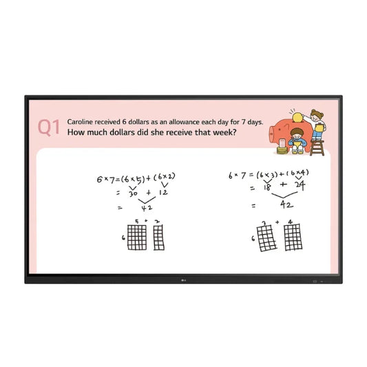 LG 75TR3DJ 75'' Interactive Multi-Touch Digital Board – Superior Collaboration & Engagement