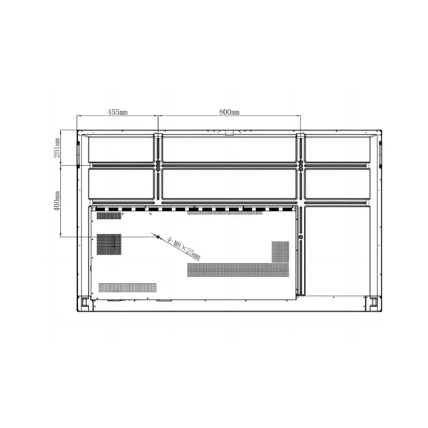 OneScreen TL7 75" 4K Interactive Flat Panel for Education & Corporate