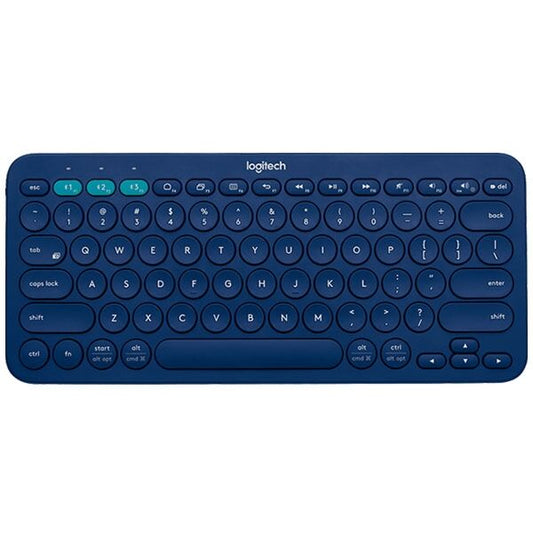 Buy Logitech K380 Multi-Device Bluetooth® Keyboard Blue in Dubai, Sharjah, Abu Dhabi, Ajman, Al Ain, Ras Al Khaimah, Fujairah, Umm al Quwain, UAE