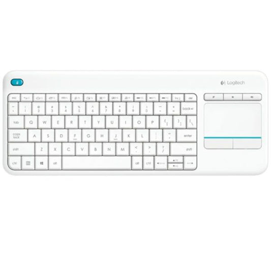 Buy Logitech K400 Wireless Touch Keyboard White in Dubai, Sharjah, Abu Dhabi, Ajman, Al Ain, Ras Al Khaimah, Fujairah, Umm al Quwain, UAE