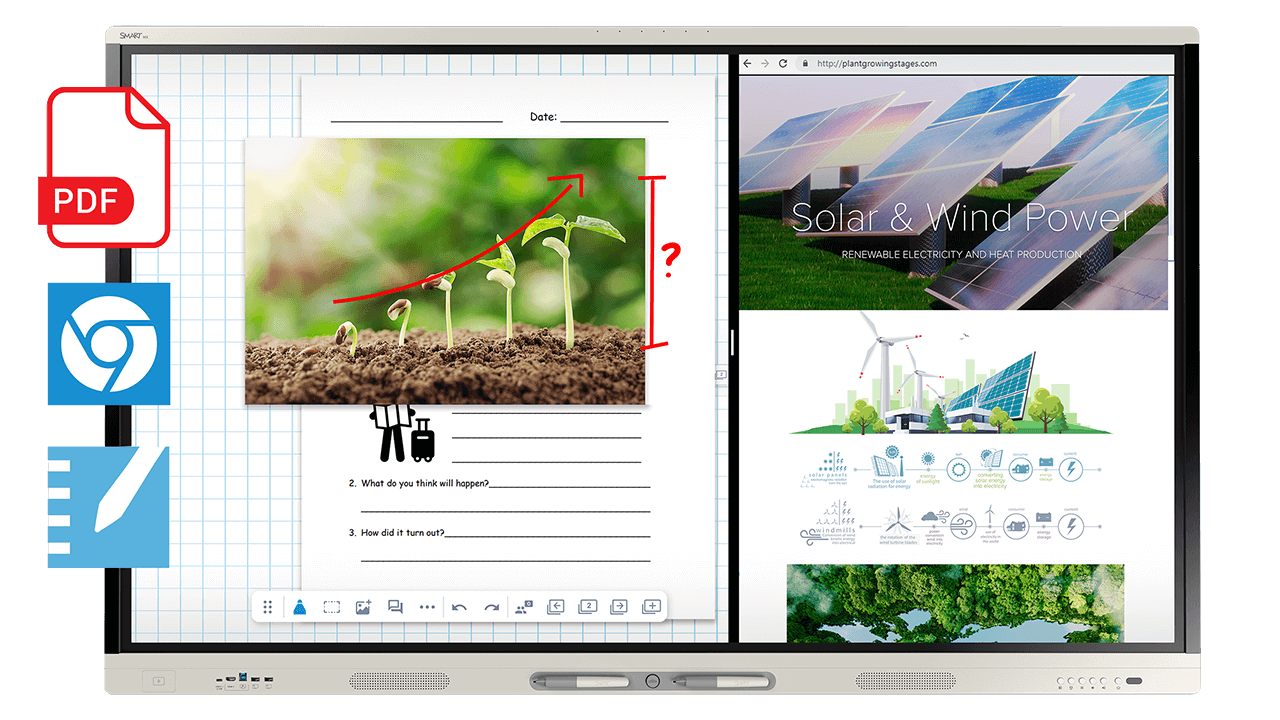 SMART Board® MX055-V5 interactive display